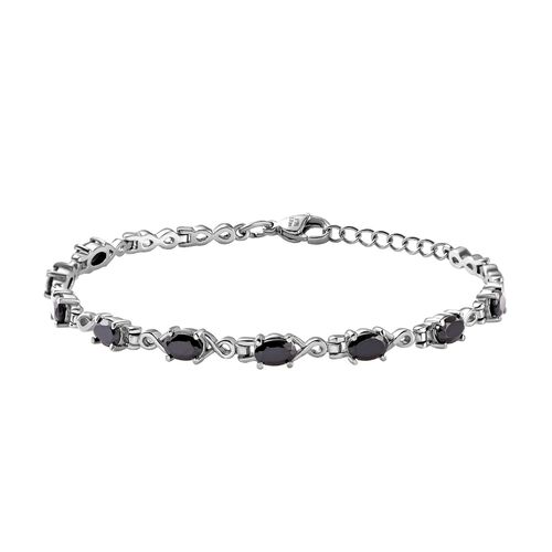 Schwarzer Spinell, 19 cm Armband- 5,27 Ct. image number 0