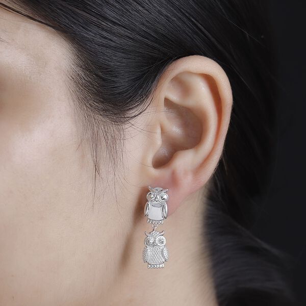 Eulen-Ohrringe im Designer-Stil image number 3