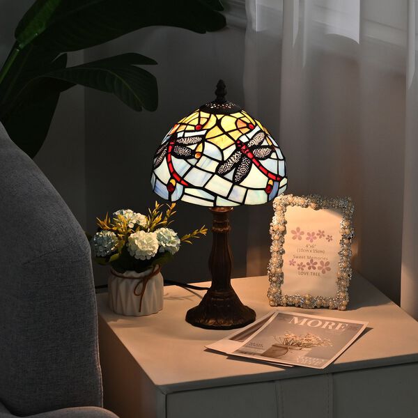 Art-Décor Lampe im Tiffany-Stil image number 3