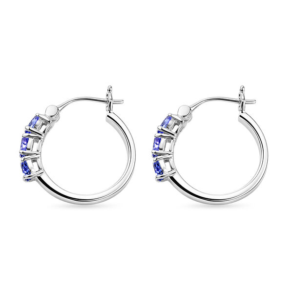 EVER TRUE Tansanit Ohrringe Nickelfreies Messing ca. 1,10 ct. image number 3