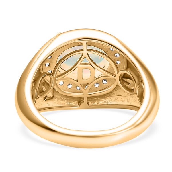 D'Joy AA Nat&uuml;rlicher, &auml;thiopischer Welo Opal und Zirkon Ring - 2,13 ct. image number 6