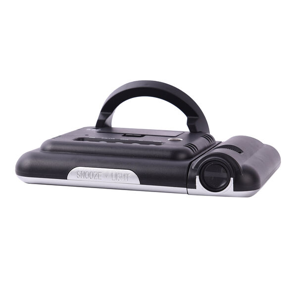 Laser Digital Projektionswecker mit Wetterstation, LCD Panel, 15x6,2x11 cm, 2xAAA Batterie (nicht inkl.), Schwarz image number 5