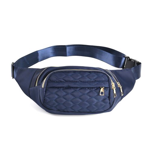 Bauchtasche mit RFID-Schutz, navy image number 0