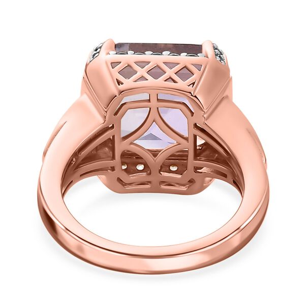 Rose De France Amethyst und Zirkon Ring - 7,38 ct. image number 6