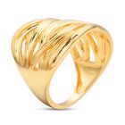 Verschlungener Ring, 925 Silber vergoldet  ca. 8,57g image number 4
