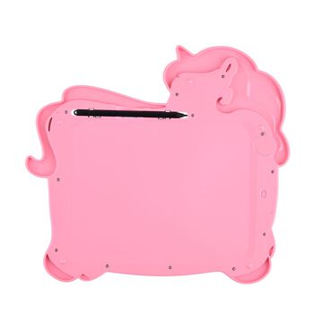 10-Zoll-LCD-Schreibtafel, rosa Einhorn