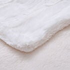 Luxus Decke aus Kunstfell, Größe 150x200 cm, Weiß  image number 3