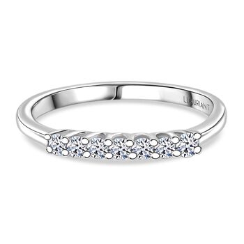 LUXURIANT DIAMOND - Lab Grown Diamant SI-GH Ring 925 Silber rhodiniert (Gr&ouml;&szlig;e 20.00) ca. 0.25 ct