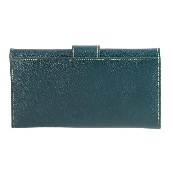 100% echte Leder Geldbörse mit RFID Schutz, 18.50x10.50 cm, Grau image number 13