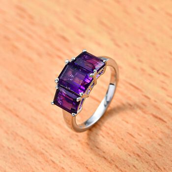 Afrikanischer Amethyst Ring - 3,32 ct.