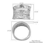 Royal Bali Kollektion - 925 Silber Ring (Größe 16.00) ca. 5,85g image number 5
