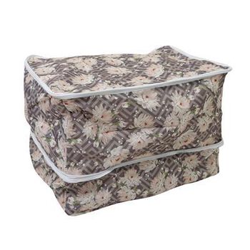 Serenity Night: 2-lagig Erweiterbare Aufbewahrungstasche, grau