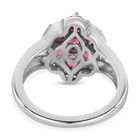 Rubellit und Zirkon Ring - 1,49 ct. image number 5
