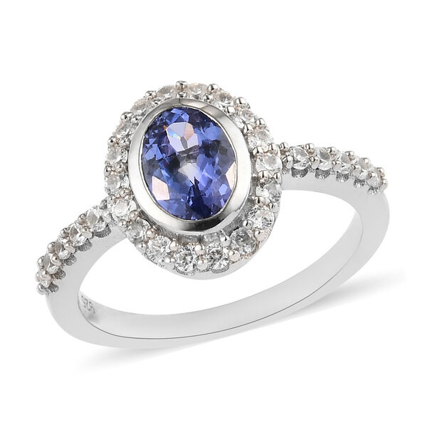 AA Tansanit und Zirkon Ring - 1,44 ct. image number 4