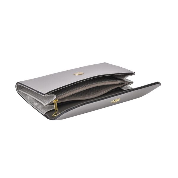 Echtleder Clutch, grau image number 5