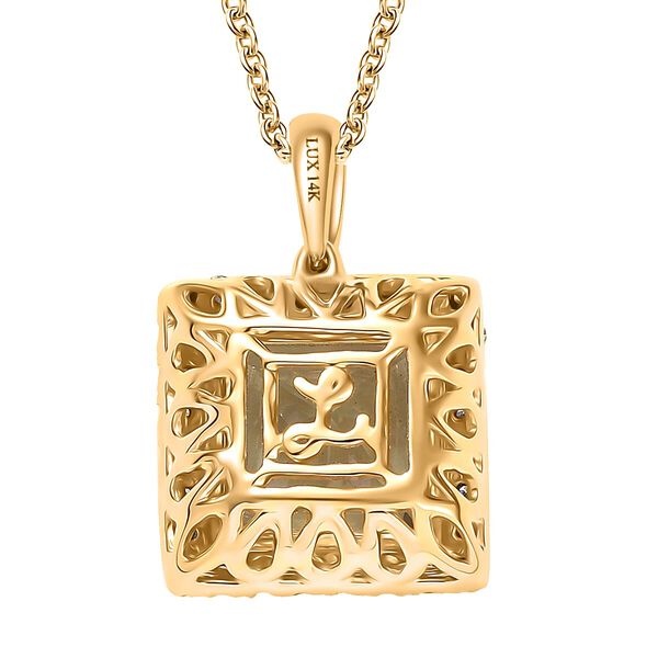 LUXORO AAA Turkizit, Wei&szlig;er Diamant Schmuckset ca. 50 cm 585 Gold ca. 4.35 ct image number 4