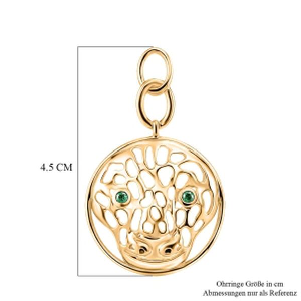 EVER TRUE AAA Kagem Sambischer Smaragd Ohrringe Reine Bronze (10-15 Werktage Lieferzeit) ca. 0.27 ct image number 5