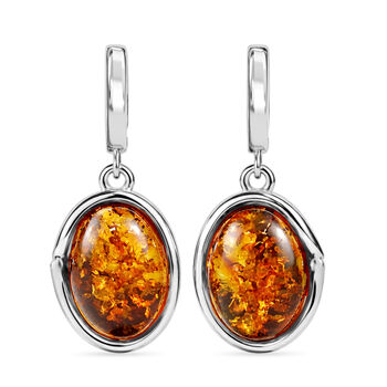 Nat&uuml;rlicher Baltischer Bernstein Ohrringe 925 Silber