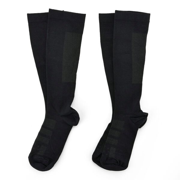 LIVMORE 2er-Set Infrarot-Kompressionssocken, Größe L, Schwarz image number 0