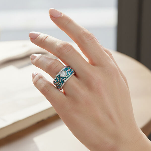 LUXURIANT DIAMOND - Lab Grown Diamant SI-GH Ring 925 Silber rhodiniert (Gr&ouml;&szlig;e 20.00) ca. 0,25 ct image number 2