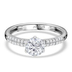 J Francis gefertigt mit SWAROVSKI- Weißer Swarovski Kristall Ring