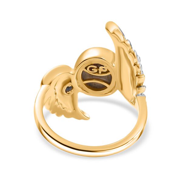 GP Celestial Dream Kollektion- AAA Labradorit und Kanchanaburi blauer Saphir-Ring - 2,38 ct. image number 6