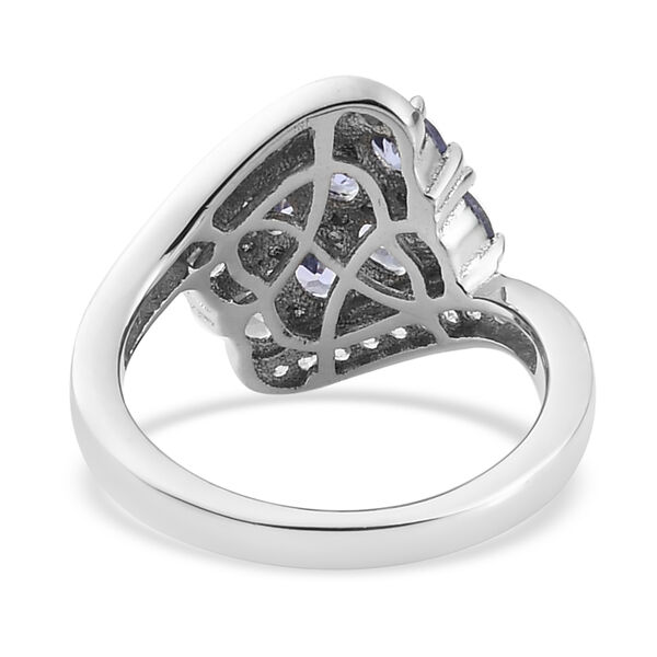 Tansanit und Zirkon Ring - 1,73 ct. image number 6