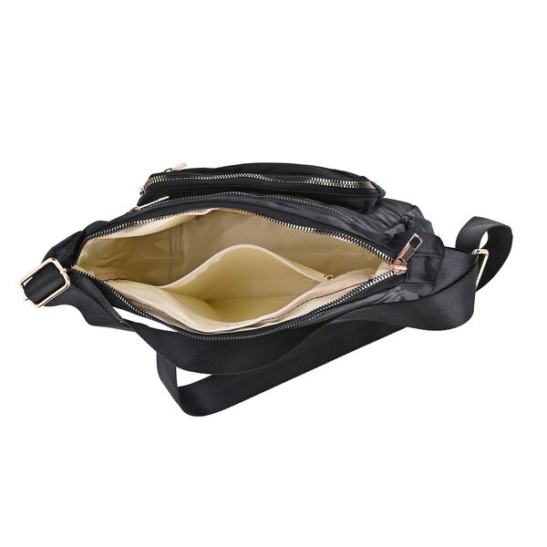 Umh&auml;ngetasche mit RFID-Schutz, schwarz image number 5