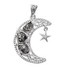 D'Joy Meteorit Anhänger 925 Silber rhodiniert ca. 12,03 ct.