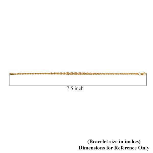 Kordelkette Armband in 916 Gelbgold image number 4