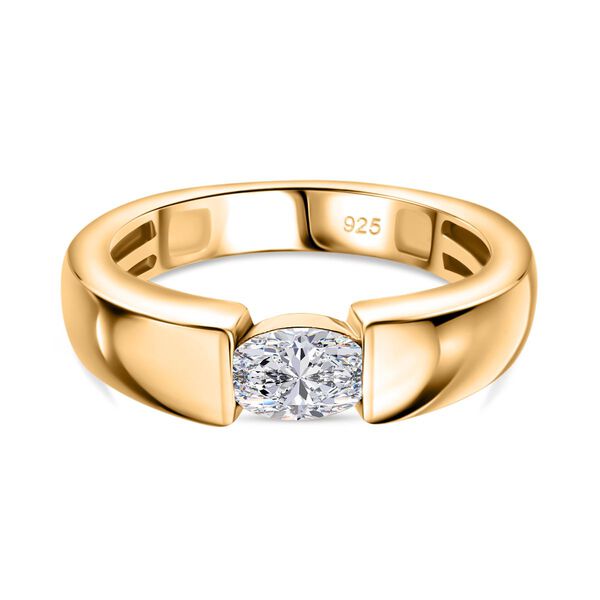 Moissanit Ring - 0,53 ct.
