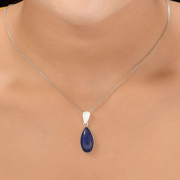 Lapislazuli Anh&auml;nger 925 Silber ca. 9,14 ct image number 3