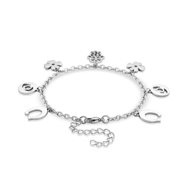 316L Edelstahl Armband ca. 19 cm ca. 10,00g image number 4