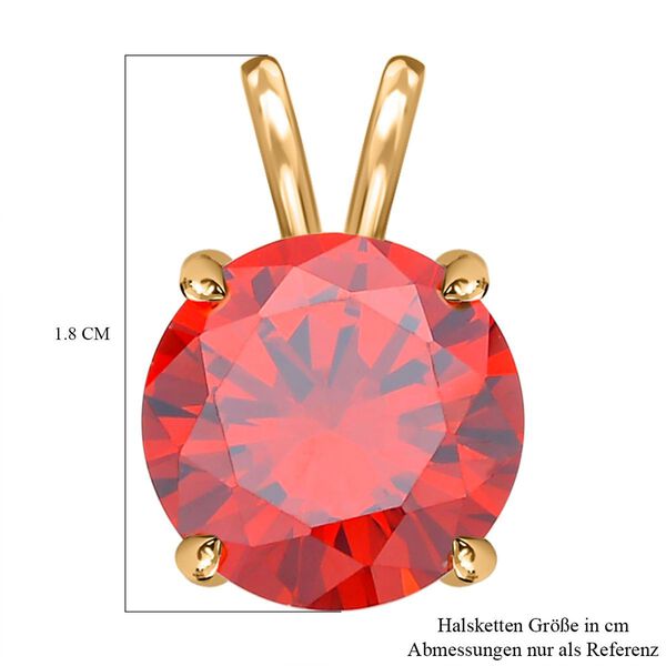 Roter Zirkonia-Anh&auml;nger image number 6