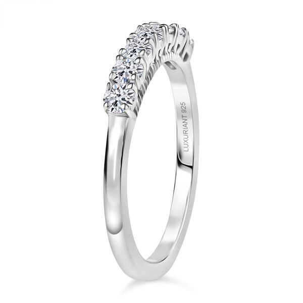 LUXURIANT SI-GH Labor Diamant Ring, 925 Silber rhodiniert - 0,50 ct. image number 5