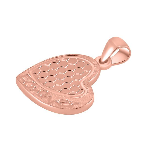 Herz-Anhänger, 925 Silber rosévergoldet image number 2