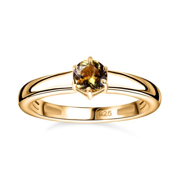 AA Nat&uuml;rlicher, goldener Tansanit Ring - 0,58 ct. image number 4