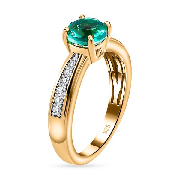 Pfau Triplett Quarz und Zirkon Ring - 1,25 ct. image number 5