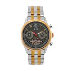 William Hunt Automatik-Uhr -  304 Edelstahlgehäuse, Automatikwerk, grünes Zifferblatt mit  und Saphirglas, 5ATM wasserdicht, bicolor