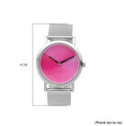 Genoa - Uhr mit Farbverlauf, wasserdicht, japanisches Uhrwerk, Rosa image number 7