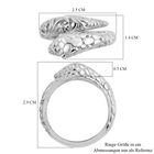 Royal Bali Kollektion - Schlangen-Ring, 925 Silber,  ca. 6,18g image number 5