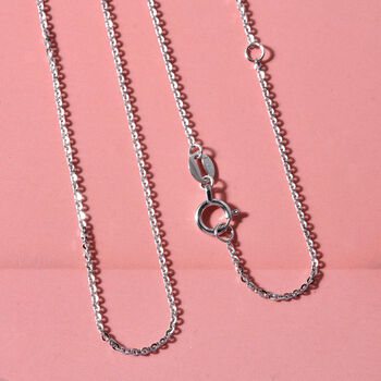950 Platin Kette ca. 45 cm + 5 cm Extender, ca. 1,80g