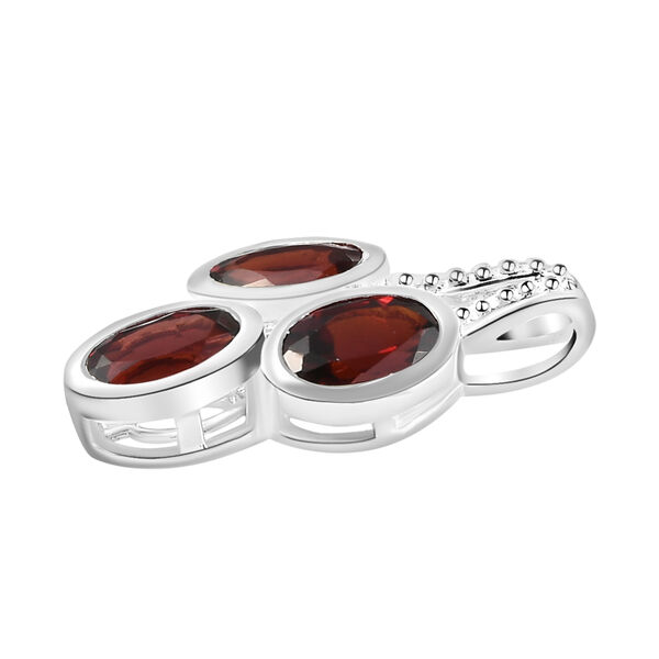 Roter Granat-Anh&auml;nger, 925 Silber ca. 1,69 ct image number 4