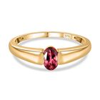 AA Rubellit Ring 375 Gold (Größe 17.00) ca. 0,45 ct