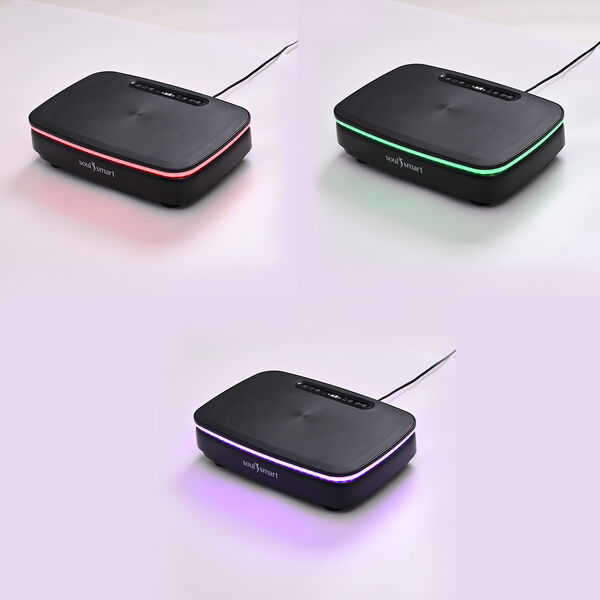 Soulsmart Vibrationsplatte mit Bluetooth-Lautsprecher, 47,2x31,3x11,7 cm, Schwarz image number 2