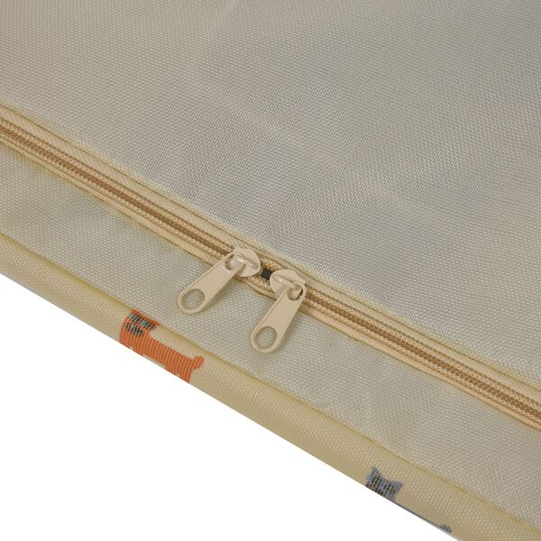 Faltbare Aufbewahrungsbox aus Stoff, 66 Liter offen, Größe 50x40x33cm gefaltet, Beige image number 5
