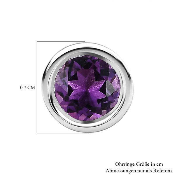 AA Mashamba Amethyst Ohrringe - 0,94 ct. image number 5