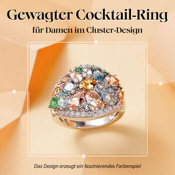 Multi-Edelstein-Ring - 4,15 ct.