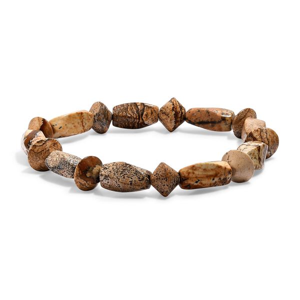 Bild Jasper Armband Flexibel (18 cm), ca. 94.00 ct image number 0