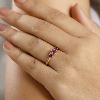 AAA Radiant Ember Granat Ring - 0,92 ct.